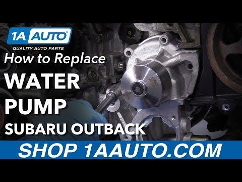 How to Replace Water Pump 05-09 Subaru Outback