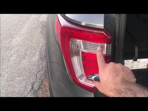 Ford explorer rear turn signal bulb replacement 2016-2019