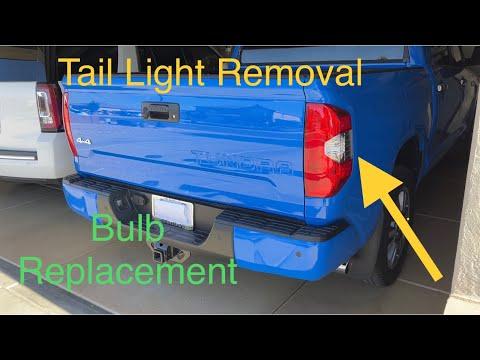 Tail light removal, Bulb replacement Toyota Tundra & most trucks. Brake light, Turn signal, Reverse