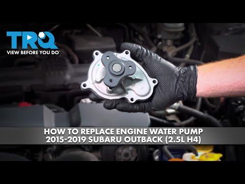 How to Replace Engine Water Pump 2015-2019 Subaru Outback (2.5L H4)