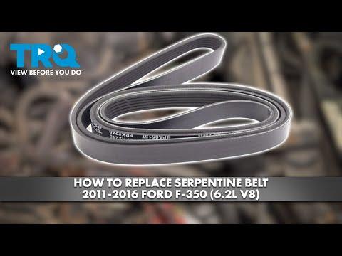 How to Replace the Serpentine Belt on a 2016 Ford F-250 Super Duty