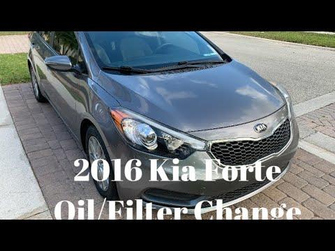 How to Change Engine Oil & Oil Filter on a 2016 Kia Forte (5W-20)